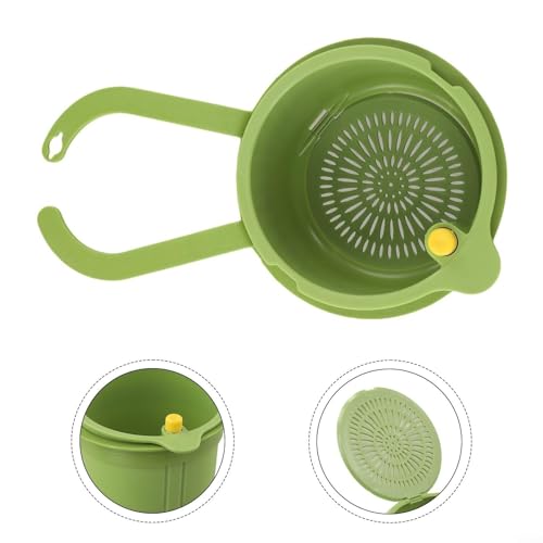 Colador para fregadero con filtro desmontable verde miniatura 7