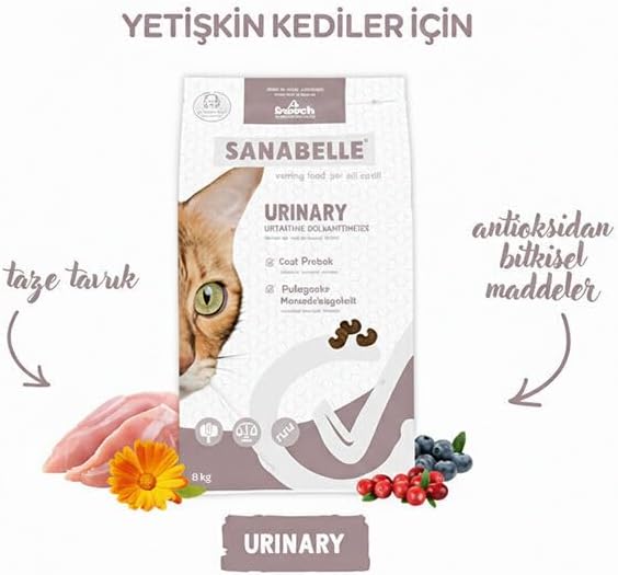 Sanabelle Urinary İdrar Yolu Problemli Kediler İçin Mama 8 Kg