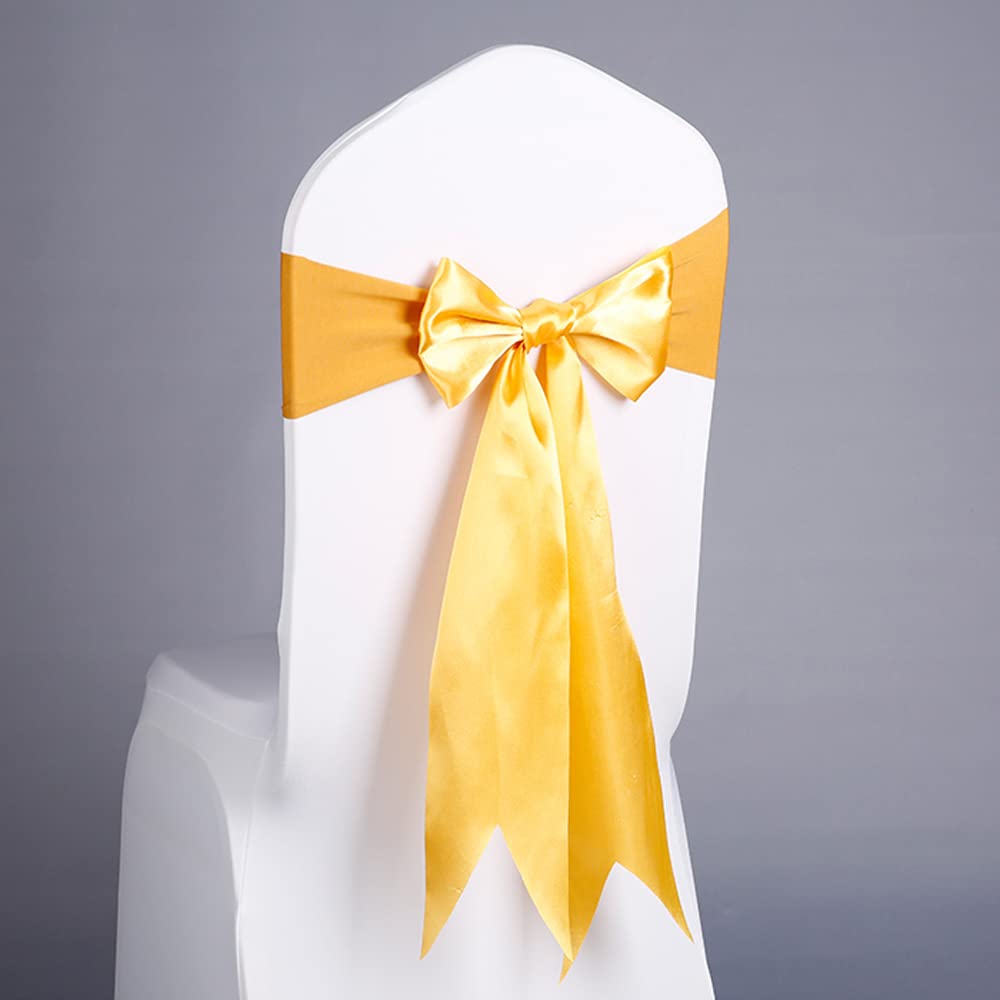 Stuhlschärpen, Stuhlabdeckungsschärpen, Hochzeitsdekoration, Gold, Schwarz, Satin, Fliege, Stuhlschärpe, Kinder, Mädchen, Junge, Taufe, Mitbringsel, Rosa, Blau, elastisches Spandex-Stuhlband, hellrosa
