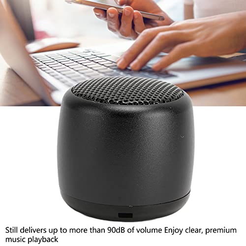 Image of Sanpyl Mini Bluetooth Speaker, Portable Speakers with HD Sound Heavy Subwoofer, USB Rechargeable Small Tiny Speaker for Outdoor Indoor (Black)