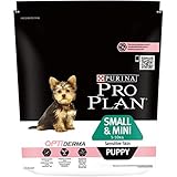 Alimento completo para cachorros de razas pequeñas y miniatura con piel sensible. También es adecuado para perras en gestación / lactancia