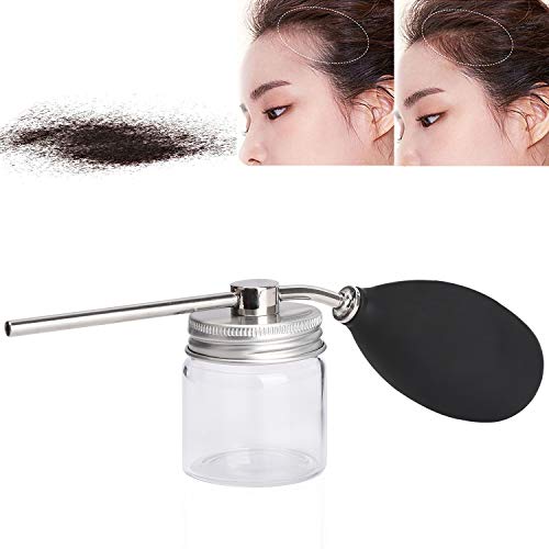 Noverlife Pudersprühflaschen, tragbare Friseur-Werkzeuge, Haaraufbau-Faser-Sprühflasche, Düsenpumpe, Haarausfall-Sprüher, Zerstäuber, Trockenglitzer/Glimmer-Sprühpumpe.
