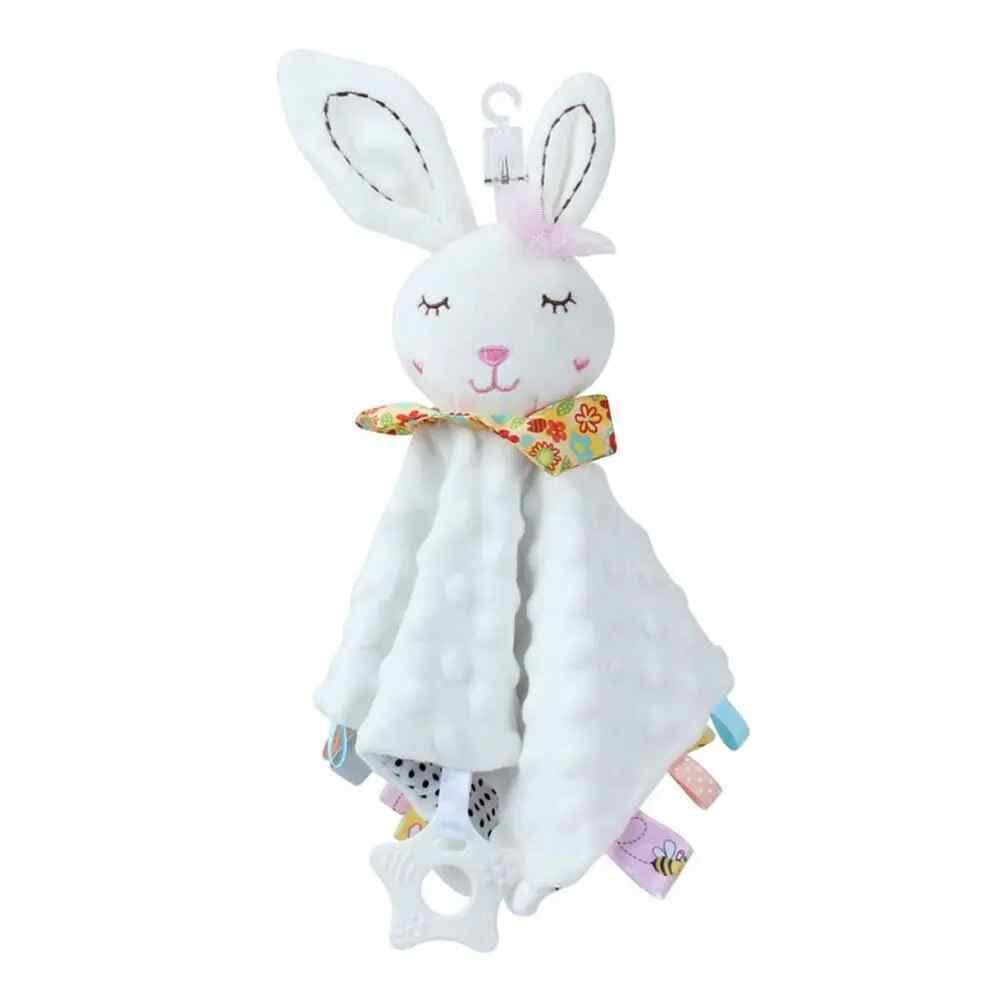 Doudou Bebe, Manta de Seguridad para Bebés, Mantita de apego bebé, Dudus Bebe, Toalla para bebés, Mantita de apego bebé, Regalos Bebes, 100% Poliester, 26x27cm (Conejo)
