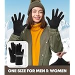 Winter Gloves for Men Women-Warm TouchScreen Cold Weather Gloves,Wool Knit Thermal Adults Gloves for Driving Texting - Image 5