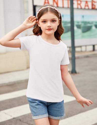 Arshiner Girls Unicorn Shirts Short Sleeve Flip Sequin T-Shirt Tops2