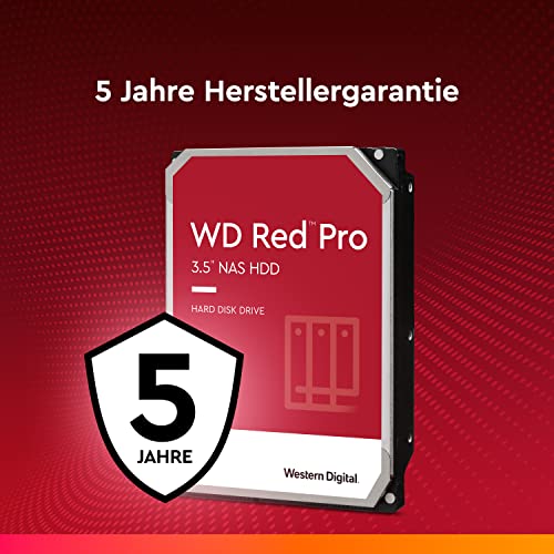 WD Red Pro interne Festplatte 4 TB (3,5 Zoll, NAS Festplatte, 7.200 U/min, SATA 6 Gbit/s, NASware-Technologie… – Ansicht 3