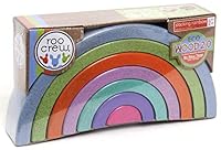Roo Crew Eco Wood 2.0 Stackable Rainbow 7pce Set