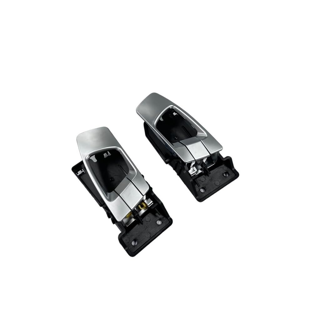 ZJHYGMD for Kia for Carens for citra for Rondo Silver Grey Front Rear Inner Handle 2003 2004 2005 2006(1 Pair)
