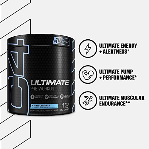 Cellucor C4 Ultimate Pre Workout Icy Blue Raz #TOP7