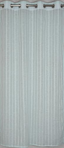 Image of Exporthub Sheer Linen Cotton Curtains for Window 5 Feet Set of 2, Aqua Blue Light Filtering Breathable Fabric Drapes for Living Room & Bedroom (EHSPR057 54)