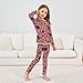 foixnub Pajama Sets Animal Memphis Funny 80s 90s Fashion Sleepwear Long Sleeve 2 Piece Pjs Set 3T Multicolor