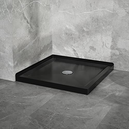 Goodyo Shower Pan In Black 36 In X 36 In Double Threshold Shower Base… #TOP1