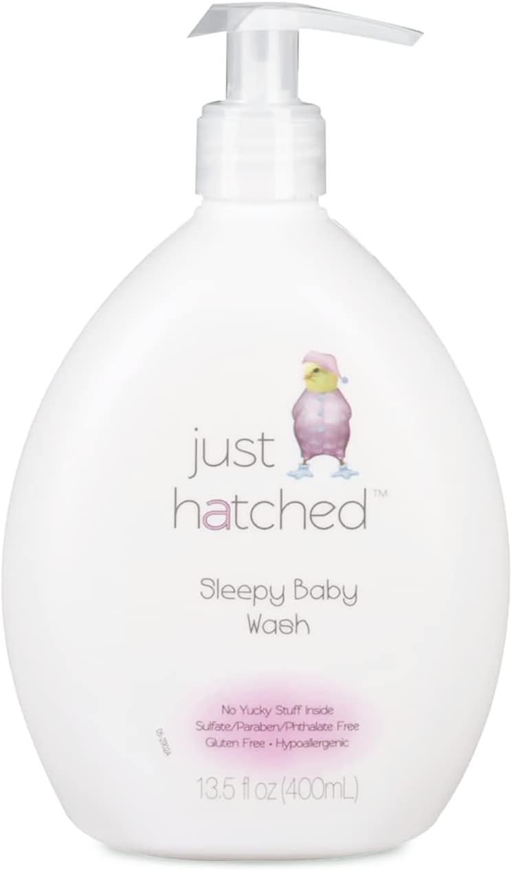 Sleepy Baby Wash, Made with Essential Oils, Relaxing, Calming, Moisturizing, Gluten Free, Hypoallergenic, 13.5 fl oz