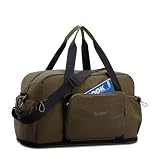 HUA ANGEL Bolsa de Deporte Ligera Duffle Bag Plegable para Hombre Mujer Bolsa de Viaje Expandible con Bolsillo Húmedo Gran Capacidad Gimnasio para Fitness Fin de Semana Camping y Vacaciones