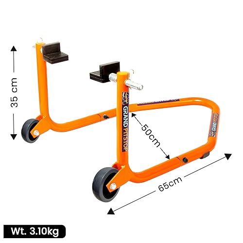 Grand Pitstop Universal Rear Paddock Stand Orange - Image 5