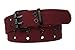 Beltiscool Double Hole Grommets Canvas Web Belt, Wine | m (32