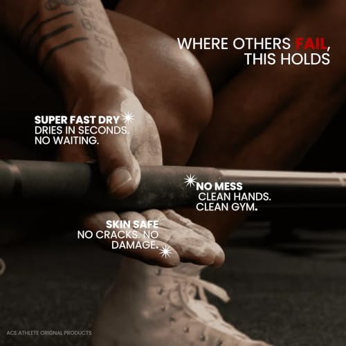 Image of Liquid Chalk for Gym & Weightlifting - Quick Dry, Non-Slip Grip | No Mess, Long-Lasting Hold for Lifting, Crossfit, Climbing & Calisthenics | India's 1st HydroLock Formulation | 6 Month Supply (250ML)