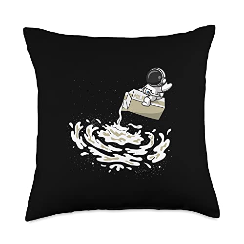 The Trure Form Of Milky Way Sky Light Milky Way Throw Pillow