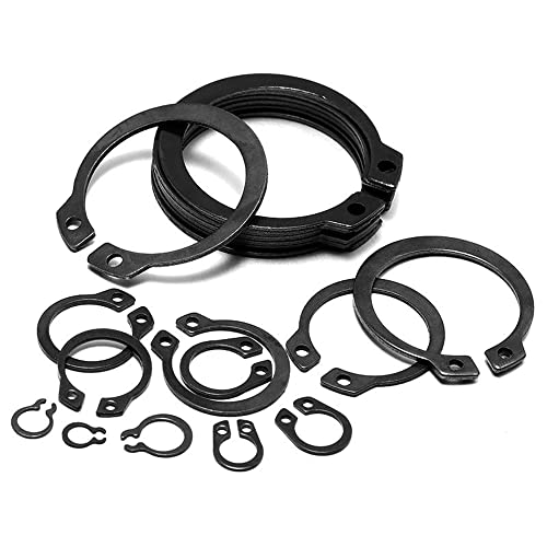 200pcs 3mm,External Circlips C-Clip Retaining Shaft Snap Rings Alloy steel