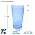 Mixed Drinkware 22-ounce Plastic Tumblers/Drinking Glasses/Party Cups/Iced Tea Glasses, Set of 12 Blue | Unbreakable, Dishwasher Safe, BPA Free