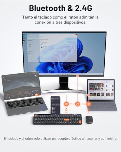 La Mejor Lista de Teclado y mouse inalambrico de esta semana. 26 Imagen adicional