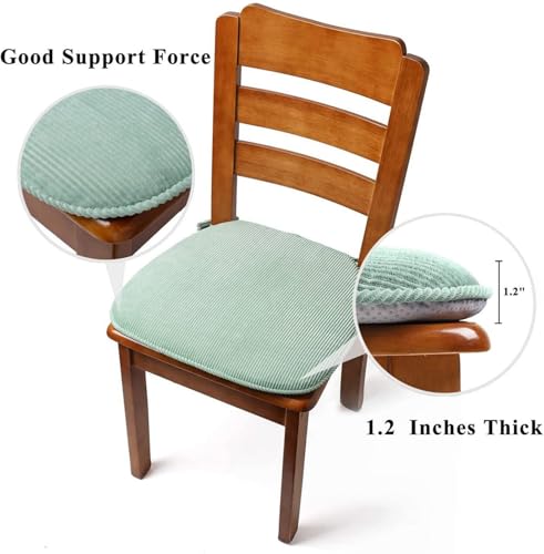 Coussin de chaise de cuisine jaune pour égayer votre salle à manger