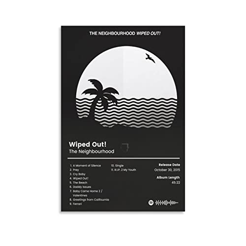 Poster The Neighbourhood WIPED OUT! pour déco de chambre ado ou bureau 40x60cm