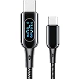 MINSLIS DC03 USB Type C ケーブル【140W/5A】PD対応 Type-C to Type-C 急速充電 出力スクリーン表示 ナイロン編み タイプc 充電コード iPhone 16/15/15 Pro/15 Plus/15 Pro Max, MacBook Air/Pro 13'', iPad Mini 6/Pro/Air, Switch等USB-C機種対応 (1m)