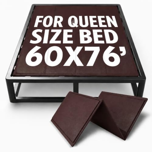 Noble Realm 10mm Bunkie Board(60”x76” Queen Size) Brown...
