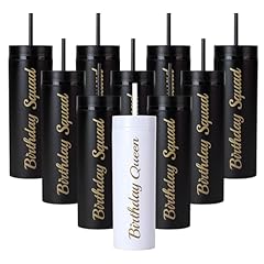 Birthday Queen (Set of 10 Black)