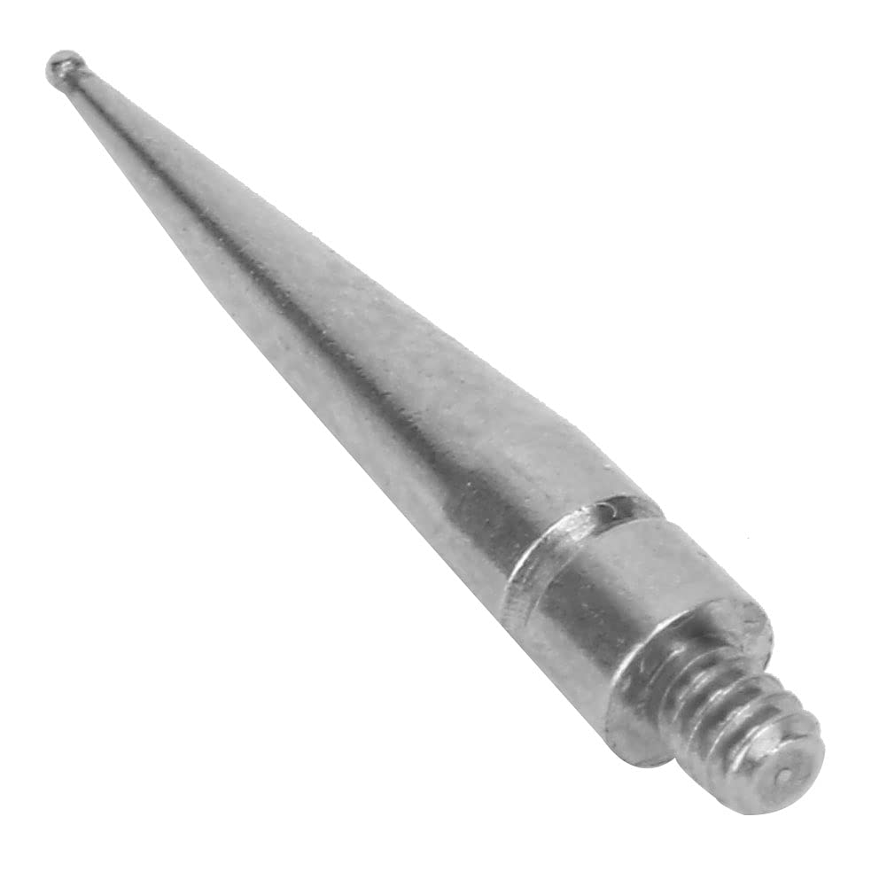 Produktbild von Rubin-Messkopf Für Schwalbenschwanz-Messuhr – M1,6 X 36,8 Mm, Wolframstahl, Rubinspitze – Für Mechanische Präzisionsmessungen