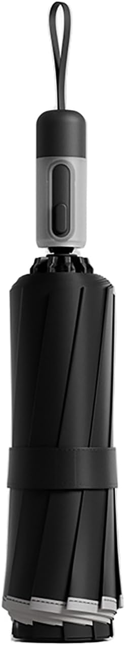 erised's bifrost Travel Folding Inverted Umbrella, Compact Reverse With Reflective Stripe,Auto Open/Close, UPF 50+ UV Protection, Large Canopy, 10 Ribs,Rain & Sun,Suitable for Men, Women,Backpack/Car