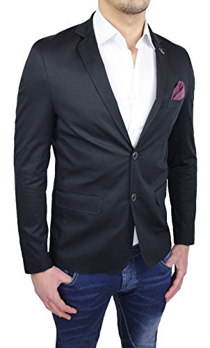 Blouson pour homme noir taille S veste mi-saison manteau court léger