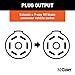 CURT 57727 Truck Backup Alarm for 7-Way RV Blade Trailer Wiring