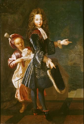 Toile Louis de Bourbon déco salon chic portrait Jean François de Troy