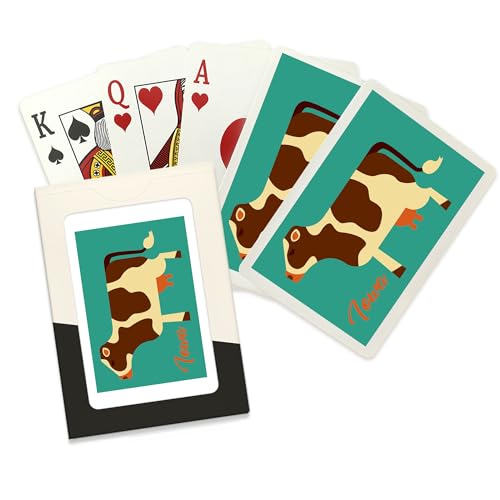 Baraja de Poker Lantern Press con 52 Cartas Geométricas