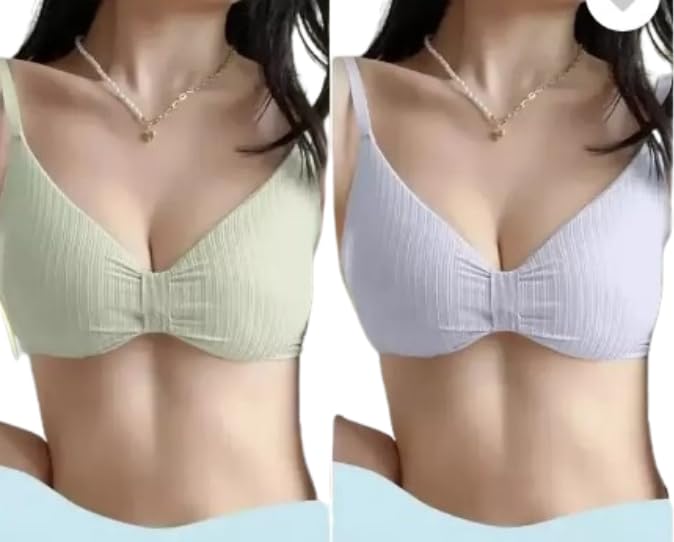 Image of Women Everyday Lightly Padded Fancy Stylis Running Tops Seamless for Bra 3337 Bra in Free Size(Fit Upto 28 to 34)