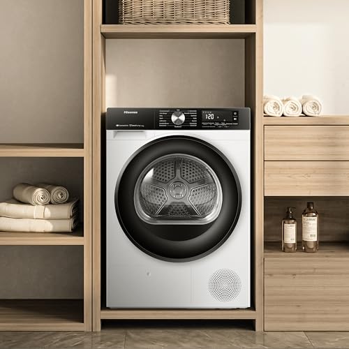 Hisense DH3S802BW3, 8KG, Kondensation mit Wärmepumpe, 16 Programme, ConnectLife, TwinAir, Weiß, EEK A+++