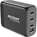 Produktbild Voltcraft UC-3C1A100W02 USB Ladegerät 100 W 3X USB-C®, 1x USB-A USB PD Schwarz Innenbereich GaN, USB Power Delivery (US
