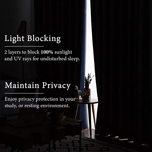 Magic Drapes Pinch Pleated Curtains White For Bedroom Living Room Thermal Insulated Room Darkening Patio Door Window Curtain Panel With Tiebacks & Hooks W(26"+26") L95 (2 Panels Combined, White) #TOP6