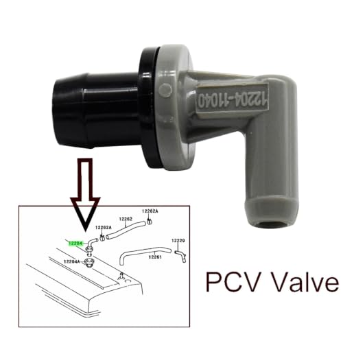 Válvula PCV 1220411040 soluciona el consumo de aceite en Isuzu Vehicross 2