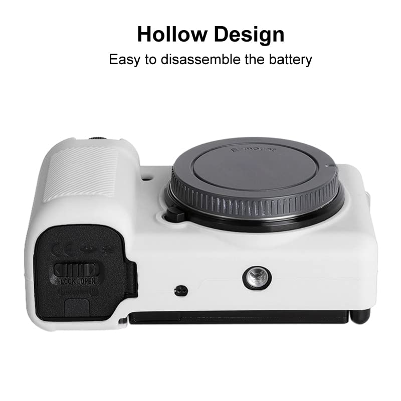 Image of Havilah for Sony ZV-E10 Soft Silicone Protective Camera Case (White)