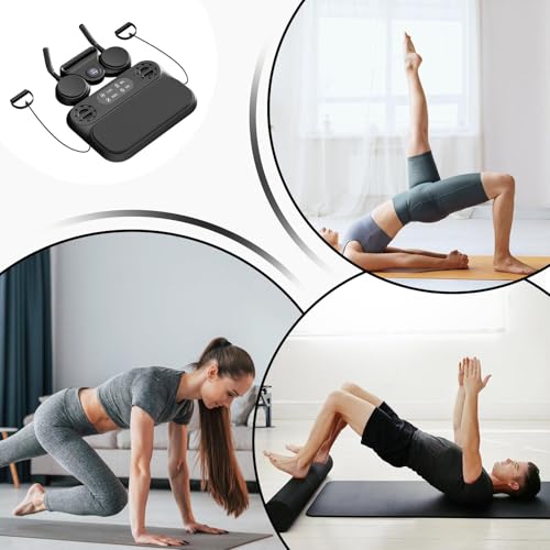 Tabla de ejercicio abdominal con mecanismo de rebote y resistencia ajustable para casa 5