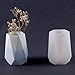Hexagon Diamond Vase Plaster Concrete Flower Pot Silicone Mold Succulent Plants Cement Clay Mold Pen Holder Mould Home Decor Ornament