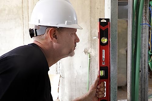 Kapro - 150-80 Semi-Professional I-Beam With Plumb Site Level - Features Horizontal Vial And Dual-View Plumb Site - Aluminum - 36 Inch #TOP3