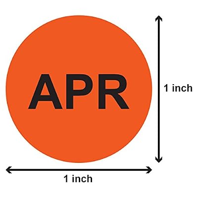 Month Code Round Sticker 3600 Labels - 12 Months of The Year Labels - Color Indonesia | Ubuy