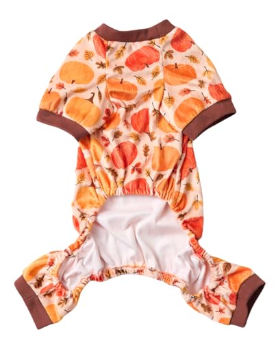 Pijama para perro talla XL con diseño de otoño miniatura 2