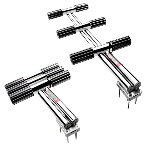 Mojiate 3-Step Stainless Steel Dive Ladder - Heavy Duty Telescoping Boat Ladder for Marine, Yacht, RV, Pontoon & Pool Use