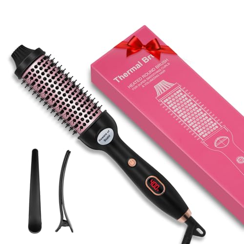 Vemfay Thermal Brush, 38 mm 3 en 1 Brosse Chauffante,...