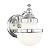 Livex Lighting 5711-05 Oldwick 1 Bath Light, Polished Chrome
